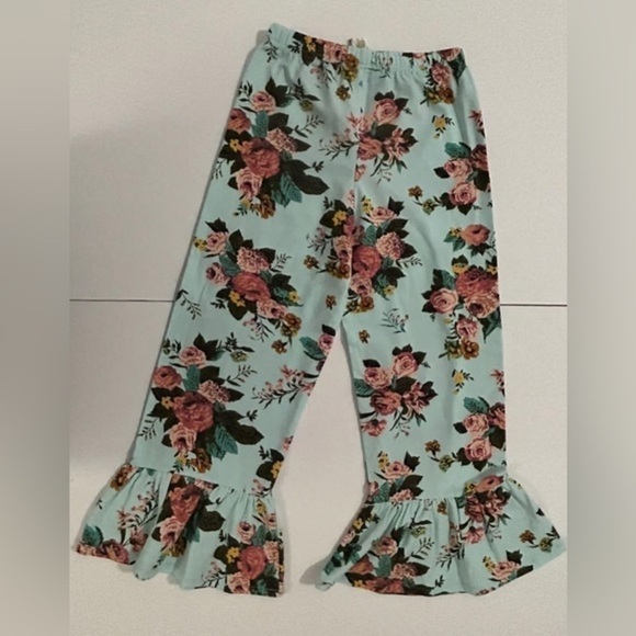 Matilda Jane Girls‎ Wonderment Special Day Big Ruffles Pants 8 NWT MJC Floral - Picture 2 of 3